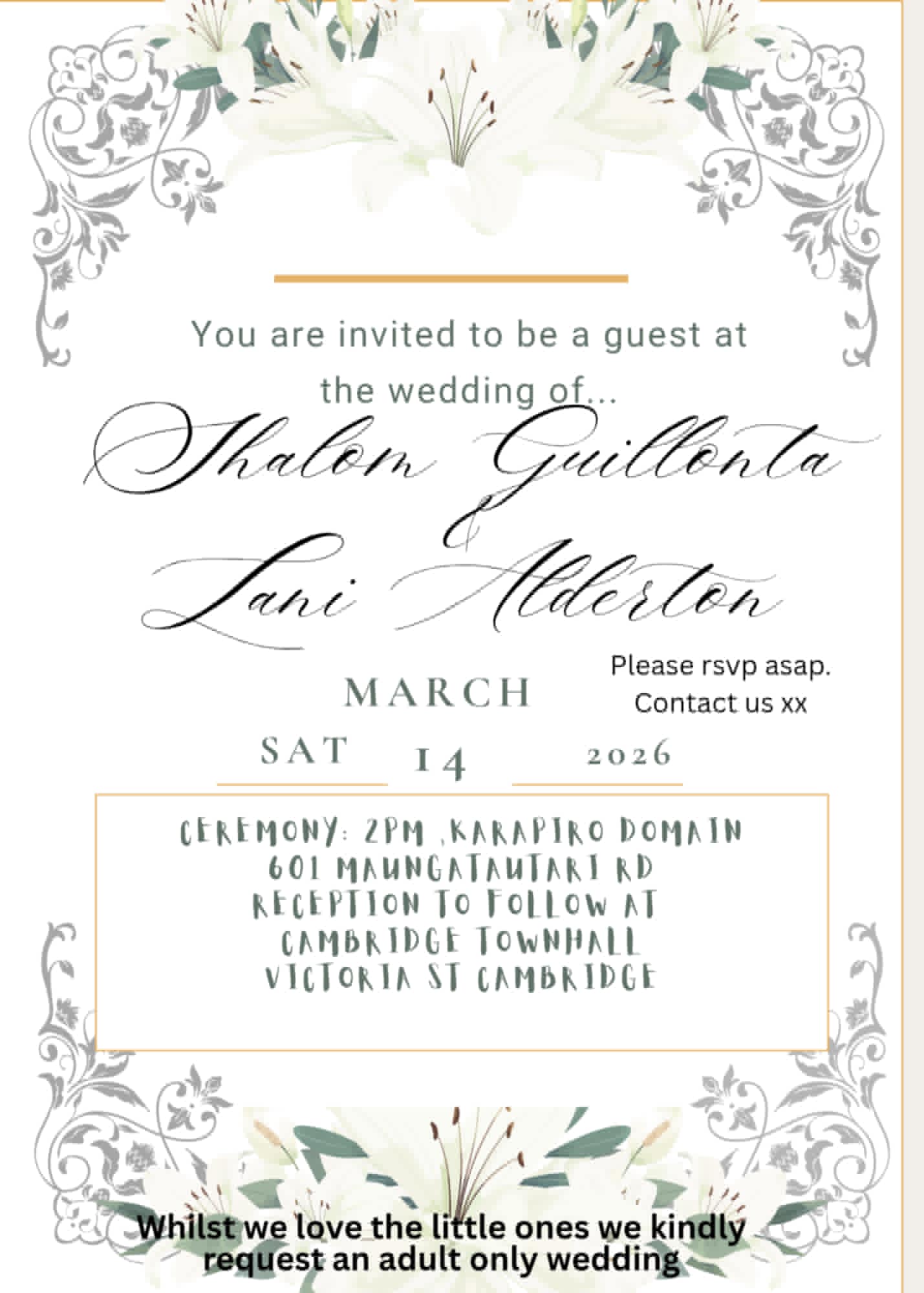Wedding Invitation